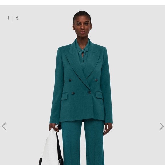 Joseph Double-breasted wool-crepe blazer - Picture 15 of 17